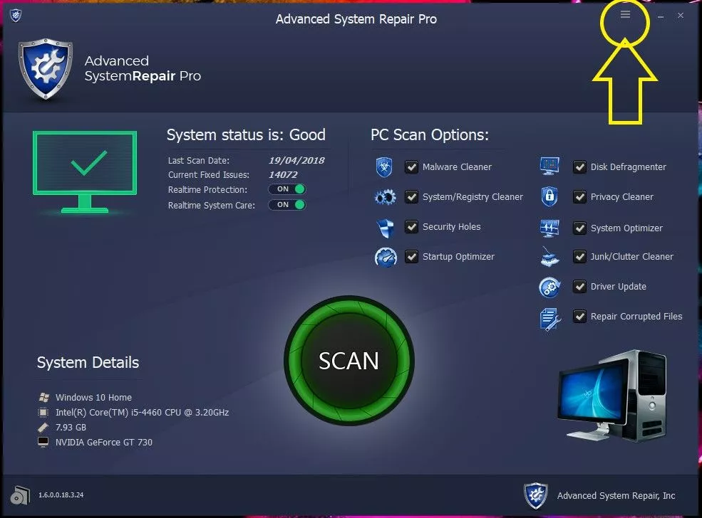 Advanced System Repair Pro Crack 1.9.8.5 [Free] 2022-Softcrackpro